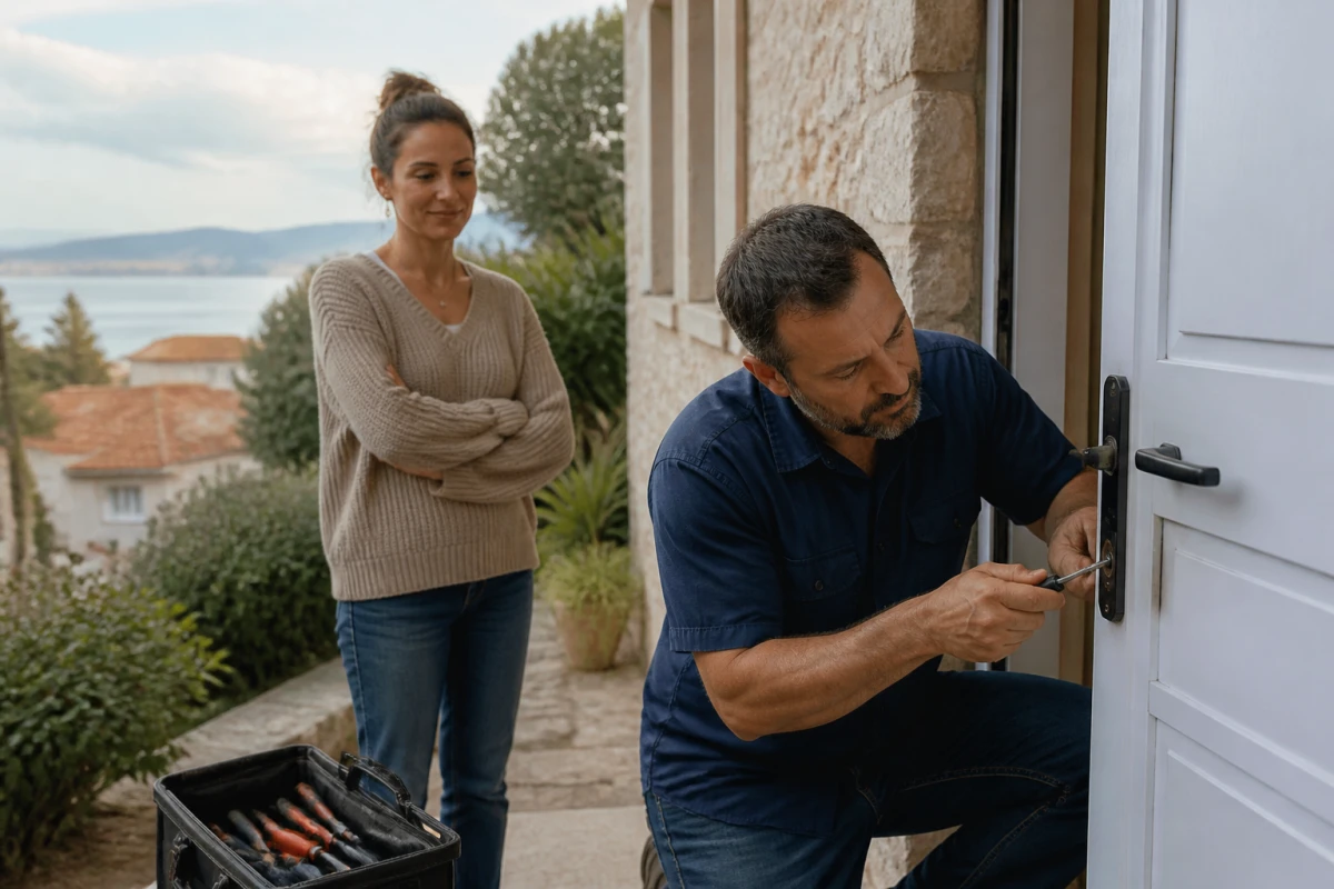 Changement serrure après cambriolage Villefranche-sur-Mer