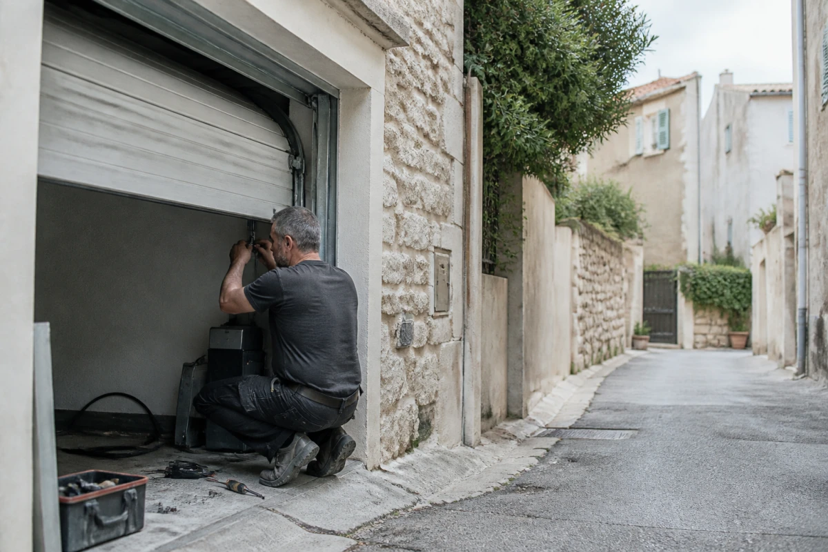 Motorisation porte de garage Cannes