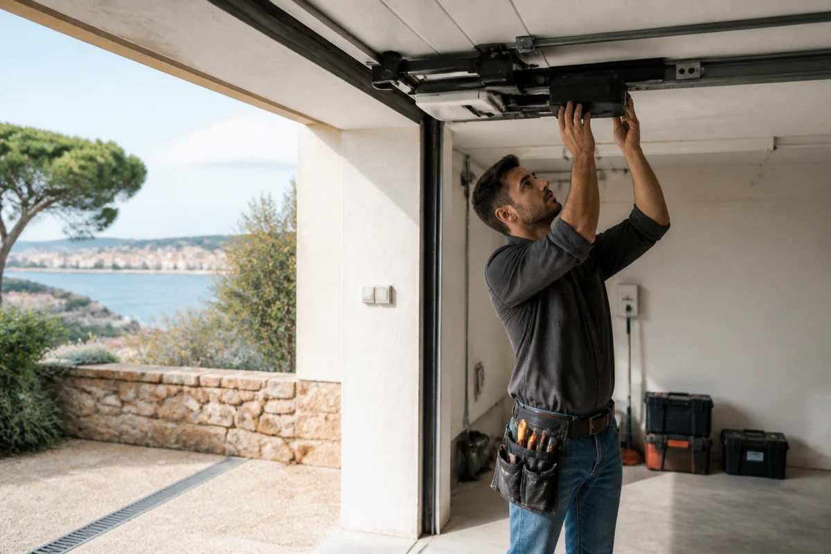 Motorisation porte de garage Eze