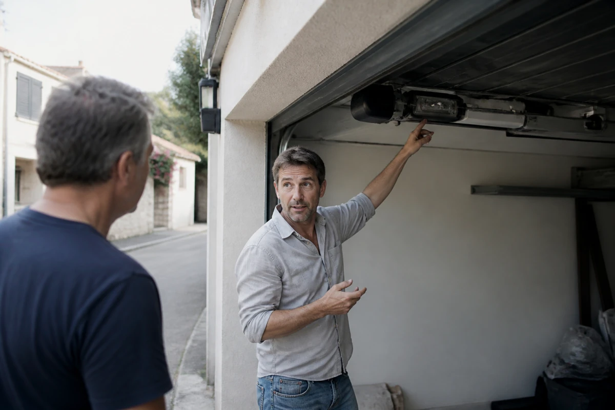 Motorisation porte de garage Grasse